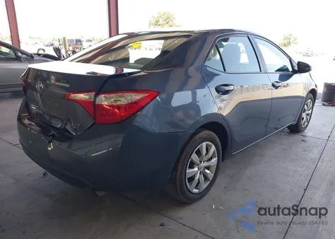 2015 Toyota Corolla Le z USA, uszkodzony, nr VIN 5YFBURHE6FP361796